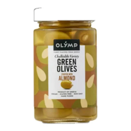 Oliwki zielone nadziewane migdałami Olymp 150 g