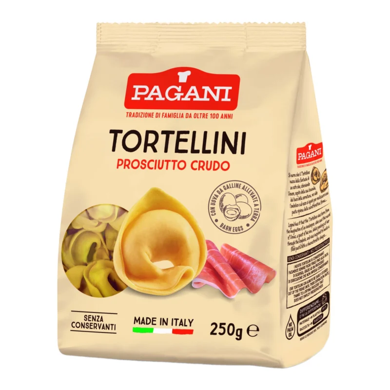 Tortellini z szynką prosciutto crudo Pagani 250 g