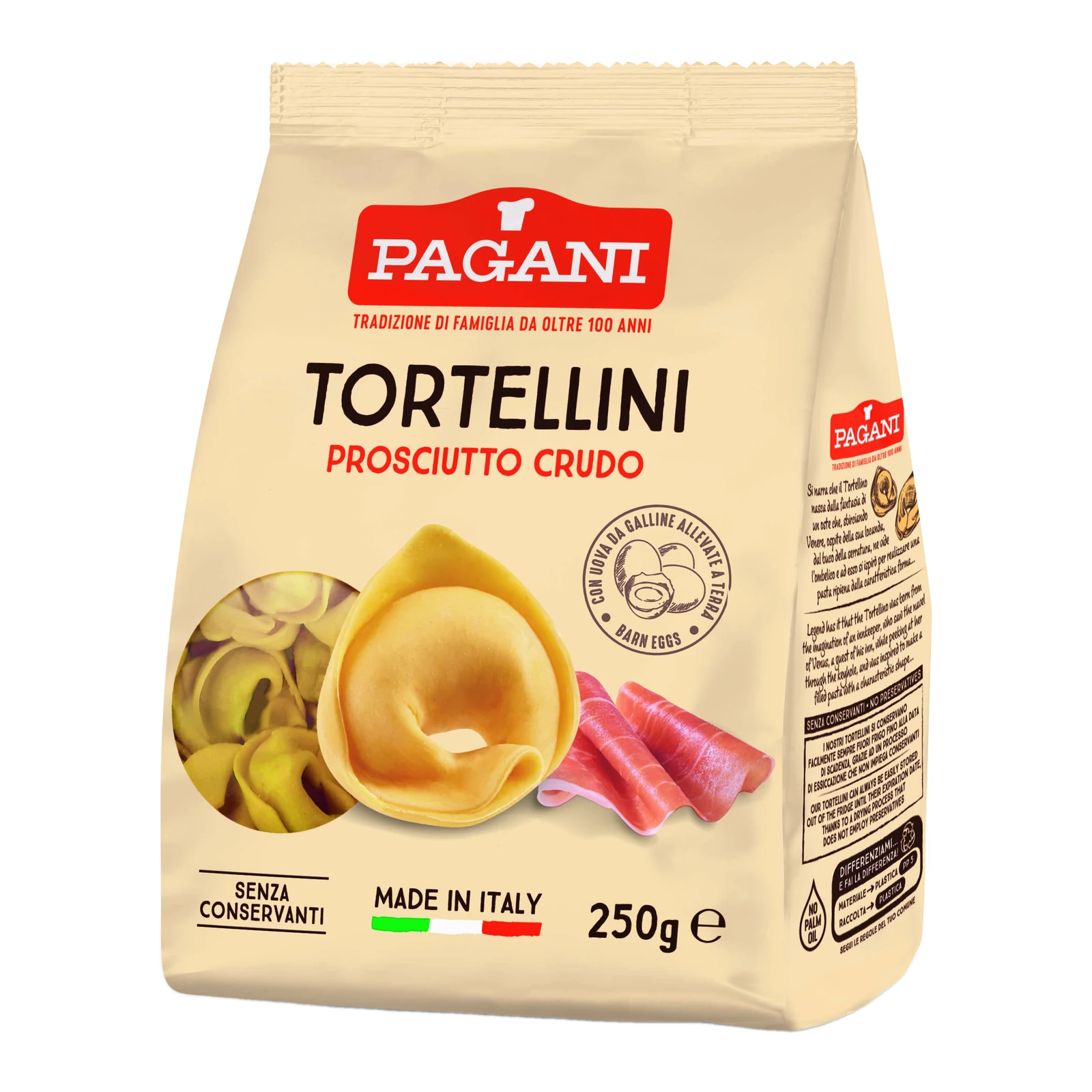 tortellini-prosciutto-crudo-pagani-white Tortellini z szynką prosciutto crudo Pagani 250 g