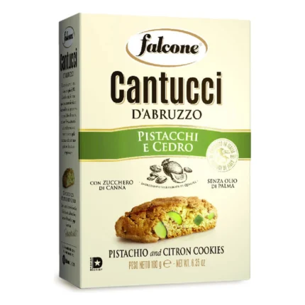 Cantucci z pistacją i cytryną Falcone 180 g