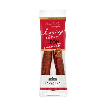 Chorizo extra de leon picante Palcarsa 325 g
