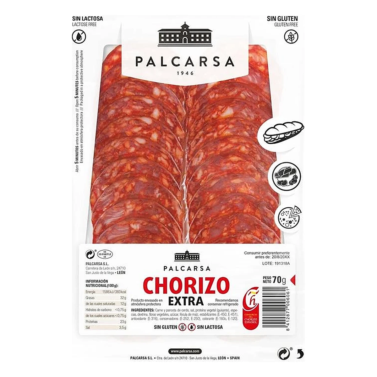 chorizo-extra-palcarsa-70-g Chorizo extra Palcarsa 70 g