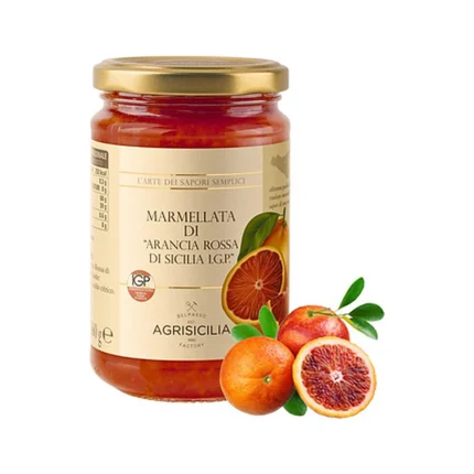 Konfitura z czerwonych pomarańczy Agrisicilia 360 g