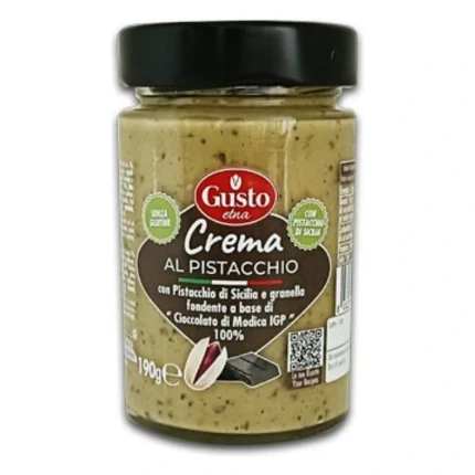 Krem pistacjowy z kawałkami czekolady Gusto Etna 190 g