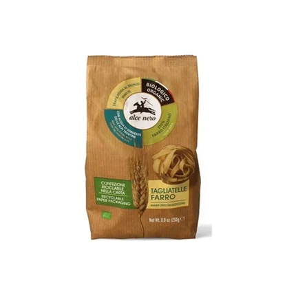 Makaron z płaskurki tagliatelle farro Alce Nero 250 g