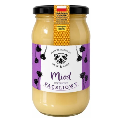 Miód faceliowy Pasieka Rodzinna Wnuk & Bacia