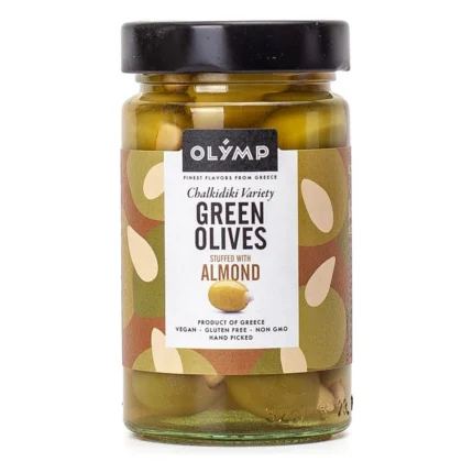 Oliwki zielone nadziewane migdałami Olymp 150 g