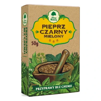 Pieprz czarny mielony Dary Natury 50 g